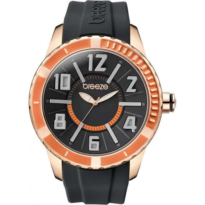 BREEZE Westside Connection 110141.10 Γυναικείο Ρολόι Quartz Μαύρο Λουράκι 48 mm
