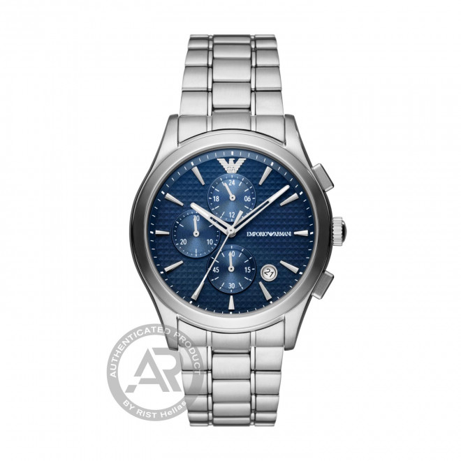 EMPORIO ARMANI Paolo AR11528 Ανδρικό Ρολόι Quartz Chronograph Μπλε Καντράν