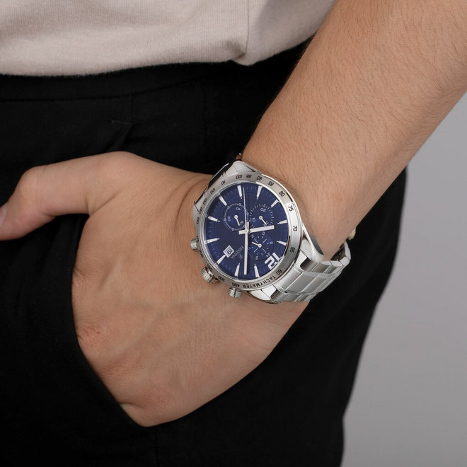 FESTINA Timeless Chronograph F16759/3 Ανδρικό Ρολόι Quartz Μπλε Καντράν