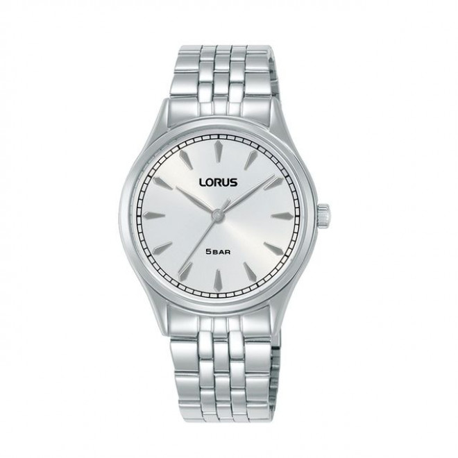LORUS Classic RG293YX9 Γυναικείο Ρολόι Quartz Ασημί Καντράν Μπρασελέ