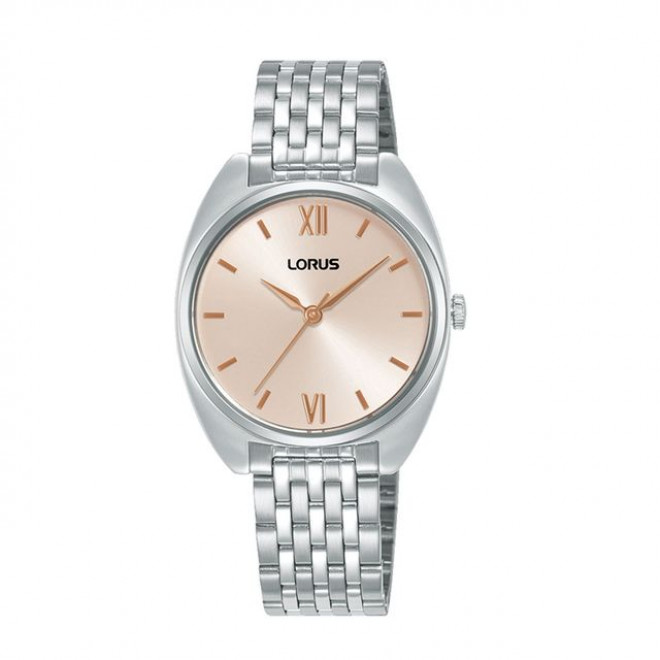 LORUS Women RH839CX9 Γυναικείο Ρολόι Quartz Απαλό Ροζ Καντράν Ασημί Μπρασελέ