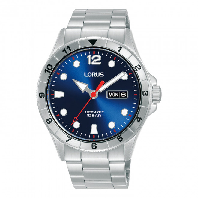 LORUS Sports RL461BX9F Ανδρικό Μηχανικό Ρολόι Αυτόματο Μπλε Καντράν 10 atm