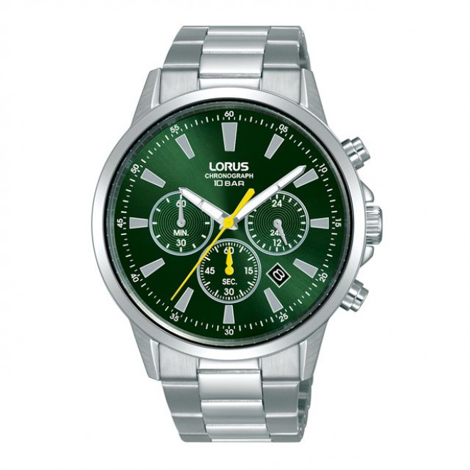 LORUS Tactical Chronograph RT313LX9 Ανδρικό Ρολόι Quartz Chronograph 10 atm Πράσινο Καντράν