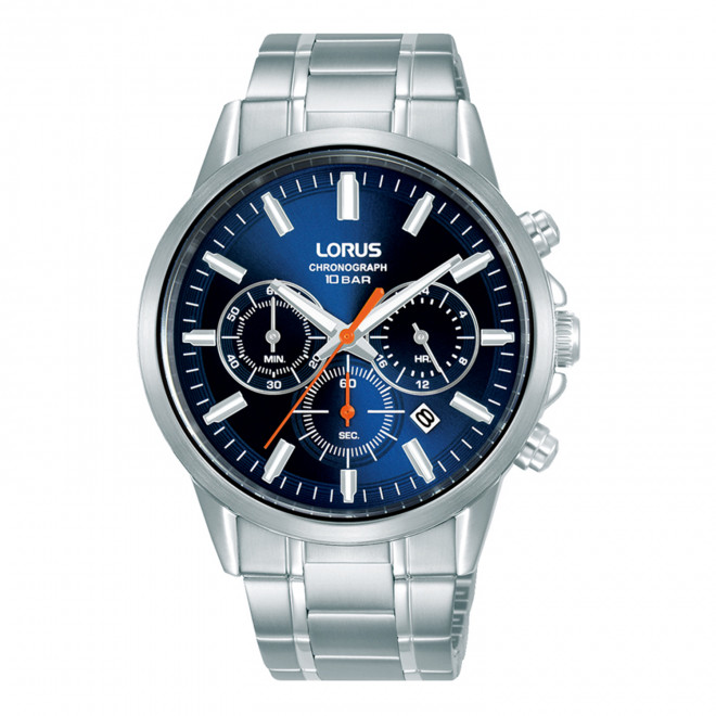 LORUS Tactical RT373KX9 Ανδρικό Ρολόι Quartz Chronograph Μπλε Καντράν 10 atm