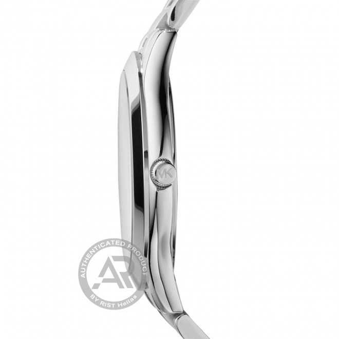 MICHAEL KORS Slim Runway MK3178 Γυναικείο Ρολόι Quartz Ασημί Καντράν Μπρασελέ