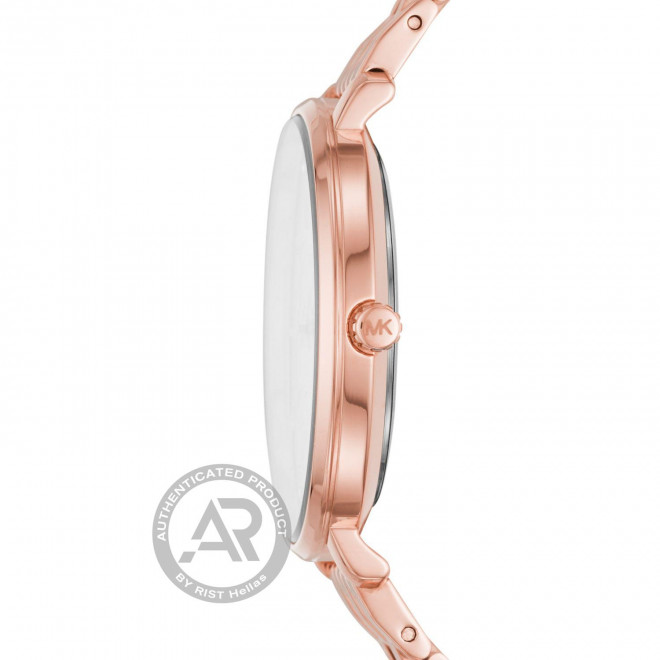 MICHAEL KORS Pyper MK3897 Γυναικείο Ρολόι Quartz Ροζ Καντράν Ροζ Μπρασελέ