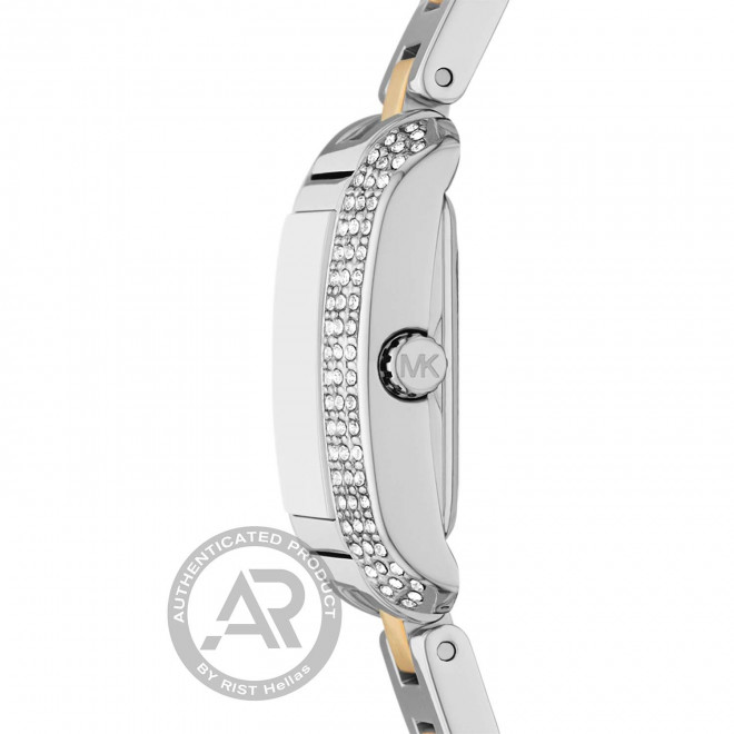 MICHAEL KORS Emery MK4882 Γυναικείο Ρολόι Quartz Τετράγωνο Καντράν με Κρύσταλλα