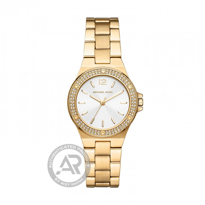 MICHAEL KORS Lennox MK7278 Γυναικείο Ρολόι Quartz Λευκό Καντράν Χρυσό Μπρασελέ