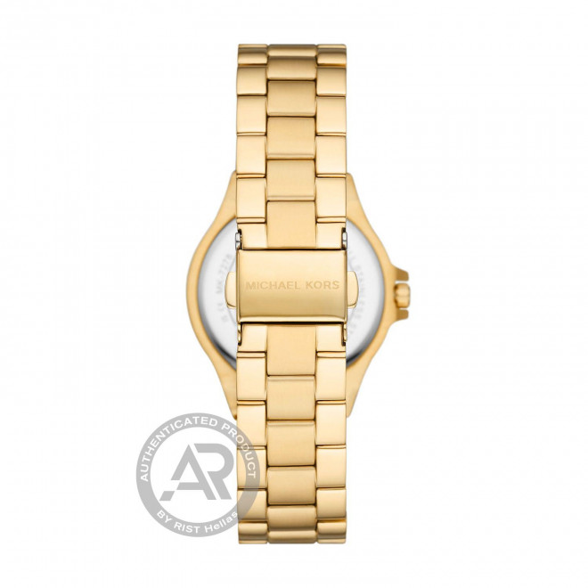 MICHAEL KORS Lennox MK7278 Γυναικείο Ρολόι Quartz Λευκό Καντράν Χρυσό Μπρασελέ