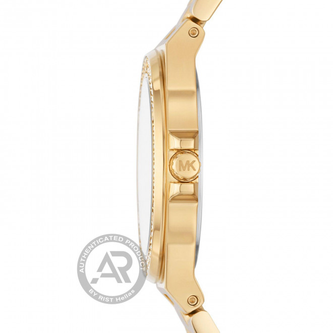 MICHAEL KORS Lennox MK7278 Γυναικείο Ρολόι Quartz Λευκό Καντράν Χρυσό Μπρασελέ