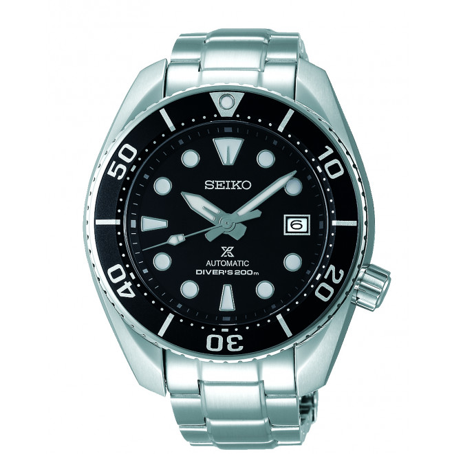 SEIKO Prospex SPB101J1 Ανδρικό Ρολόι Αυτόματο Καταδυτικό 20 atm Μαύρο Καντράν