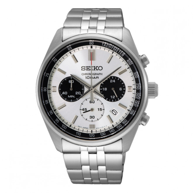 SEIKO Conceptual Series SSB425P1 Ανδρικό Ρολόι Quartz Chronograph Λευκό Καντράν