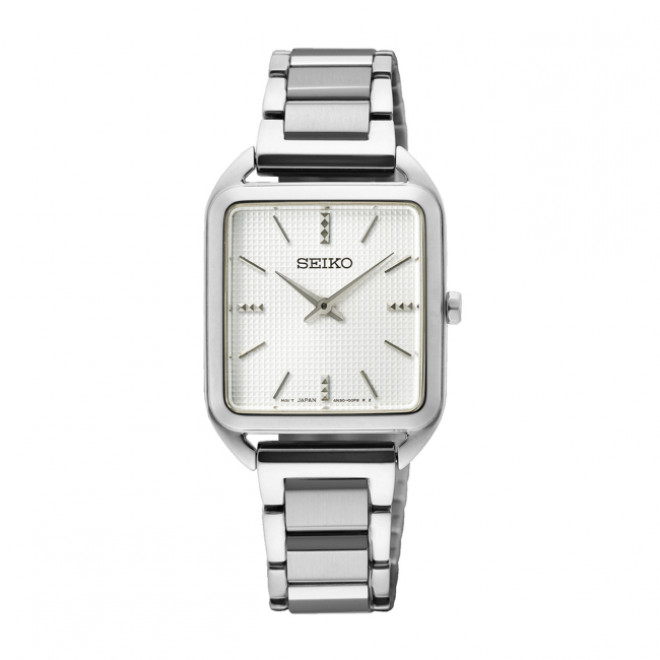 SEIKO Conceptual Series SWR073P1 Γυναικείο Ρολόι Quartz Τετράγωνο Λευκό Καντράν